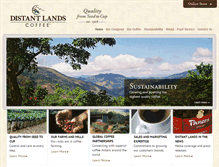 Tablet Screenshot of dlcoffee.com
